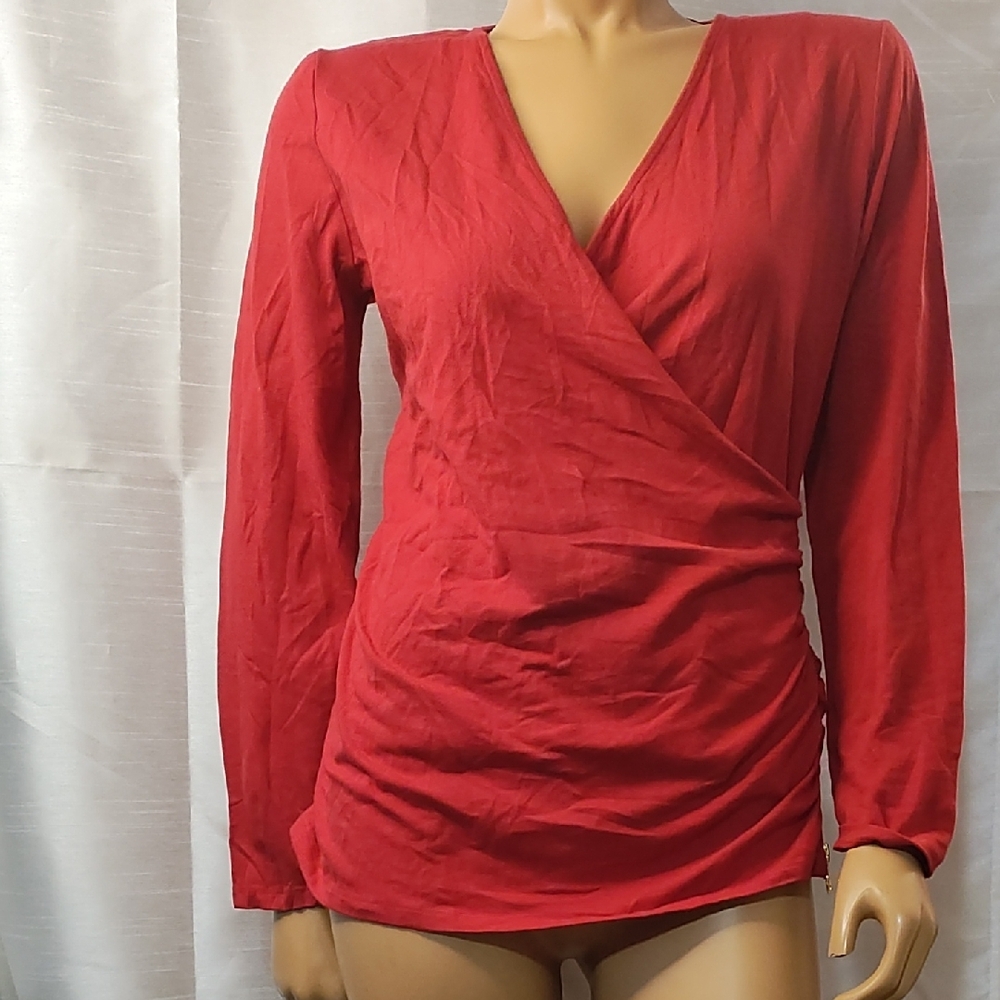Michael Kors Red‎ Garment with Gold Zipper